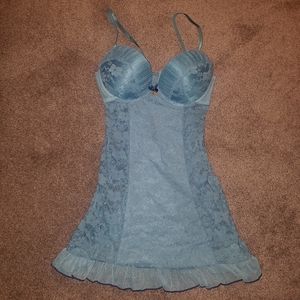 Jessica Simpson Lace Lingerie Blue M.
